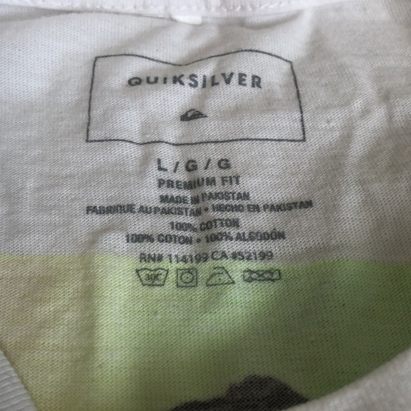 Men’s Quiksilver Tee, size Large, NWOT - Picture 3 of 7